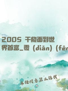 2005從干脆面到世界首富
