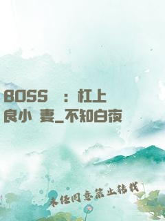 BOSS來襲：杠上無良小嬌妻