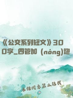 《公交系列短文》300字