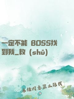 一定不能讓BOSS找到我
