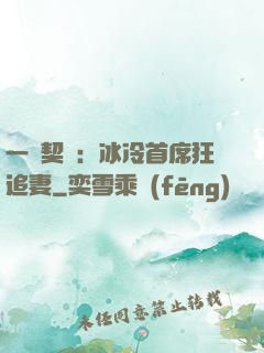 一紙契約：冰冷首席狂追妻