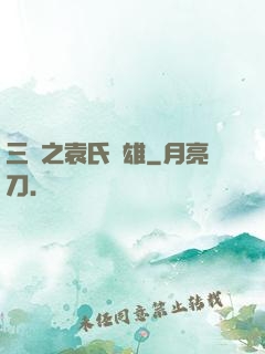 三國之袁氏梟雄