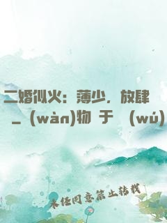 二婚似火：薄少，放肆寵