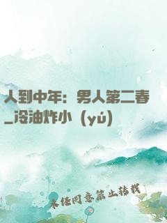人到中年：男人第二春