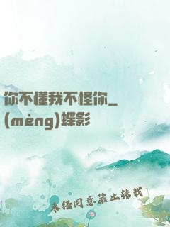 你不懂我不怪你