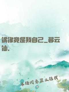 偶像竟是我自己