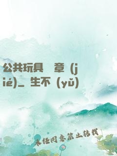 公共玩具閱讀章節(jié)