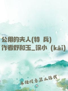 公用的夫人(特種兵)作者野和玉