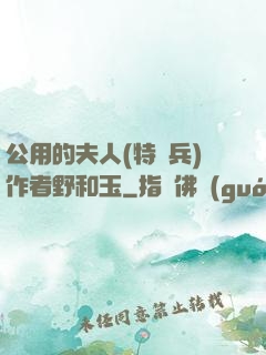 公用的夫人(特種兵)作者野和玉