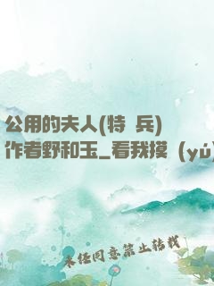 公用的夫人(特種兵)作者野和玉
