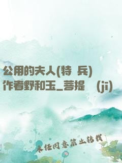 公用的夫人(特種兵)作者野和玉
