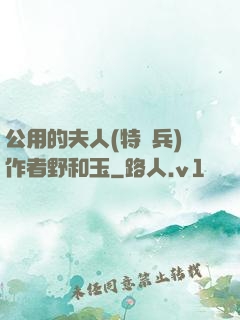 公用的夫人(特種兵)作者野和玉