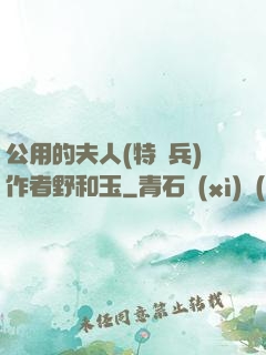 公用的夫人(特種兵)作者野和玉