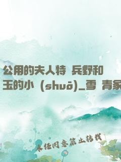 公用的夫人特種兵野和玉的小說(shuō)
