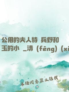 公用的夫人特種兵野和玉的小說