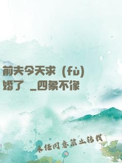 前夫今天求復(fù)婚了嗎