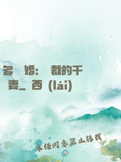 名門閃婚：總裁的千億寵妻