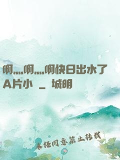 啊灬啊灬啊快日出水了A片小說