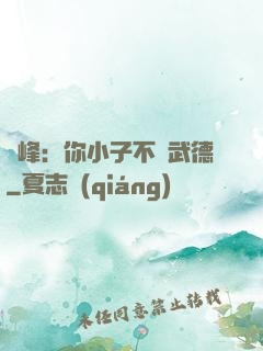 喬峰：你小子不講武德