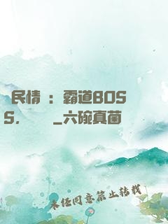 國民情敵：霸道BOSS，輕輕寵