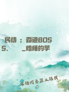 國民情敵：霸道BOSS，輕輕寵
