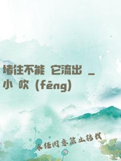 堵住不能讓它流出來