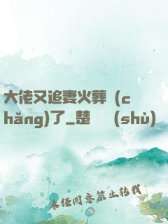 大佬又追妻火葬場(chǎng)了