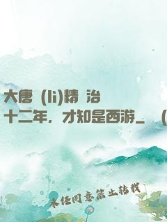 大唐勵(lì)精圖治十二年，才知是西游