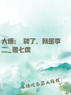 大唐：攤牌了，我是李二