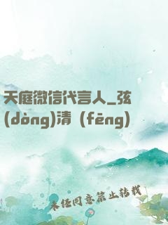 天庭微信代言人
