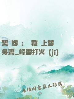 契約婚寵：總裁愛上替身妻