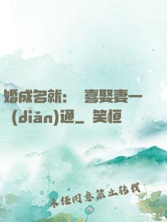 婚成名就：歡喜娶妻一點(diǎn)通