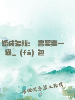 婚成名就：歡喜娶妻一點通