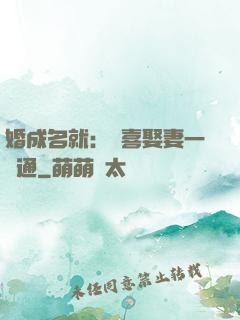 婚成名就：歡喜娶妻一點通
