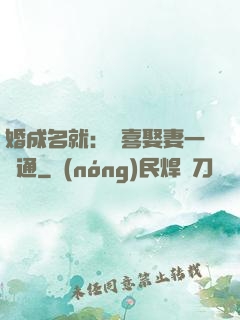 婚成名就：歡喜娶妻一點通