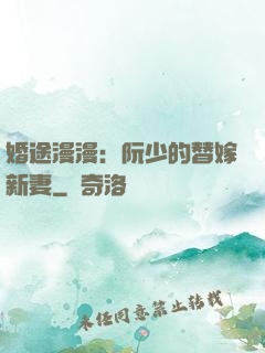 婚途漫漫：阮少的替嫁新妻