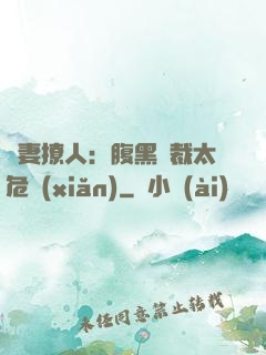 嬌妻撩人：腹黑總裁太危險(xiǎn)