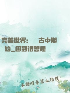 完美世界：從亂古中期開始