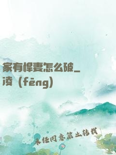 家有悍妻怎么破