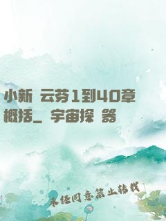 小新與云芬1到40章概括