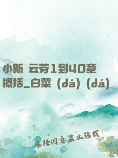 小新與云芬1到40章概括