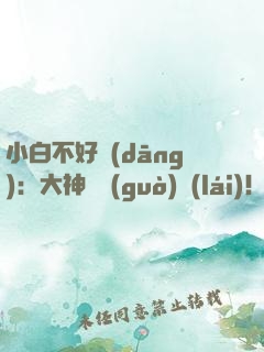 小白不好當(dāng)：大神別過(guò)來(lái)！