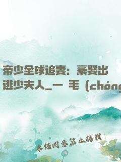 帝少全球追妻：豪娶出逃少夫人