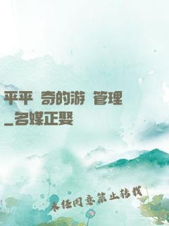 平平無奇的游戲管理員