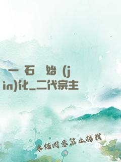 從一塊石頭開始進(jìn)化