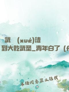 從武館學(xué)徒到大乾武圣