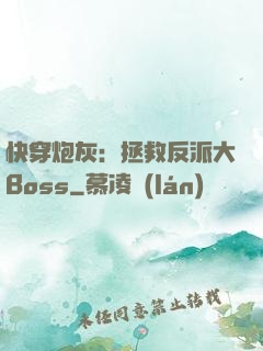 快穿炮灰：拯救反派大Boss