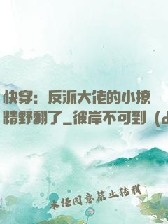 快穿：反派大佬的小撩精野翻了