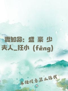 愛妻如命：盛寵豪門少夫人