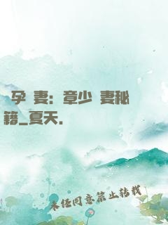 懷孕嬌妻：章少寵妻秘籍